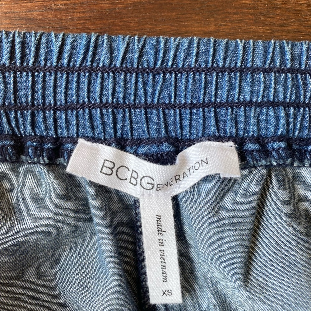 Bcbgeneration Drawstring Denim Shorts - image 3